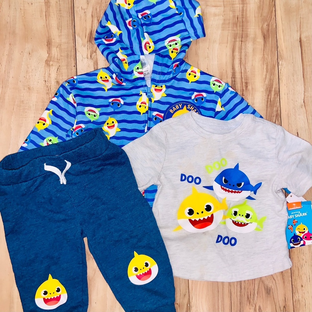Pinkfong Baby Shark Toddler Boys 3-Piece Set